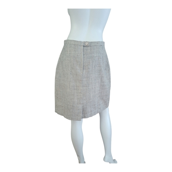 Jocardi vintage wool skirt & blazer tweed lady jacket & midi skirt Made Canada - Picture 4 of 15